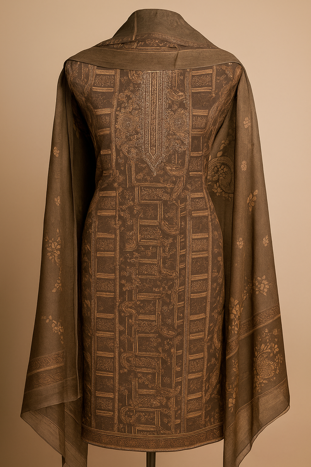 Elegant Pure Jam Cotton Suit