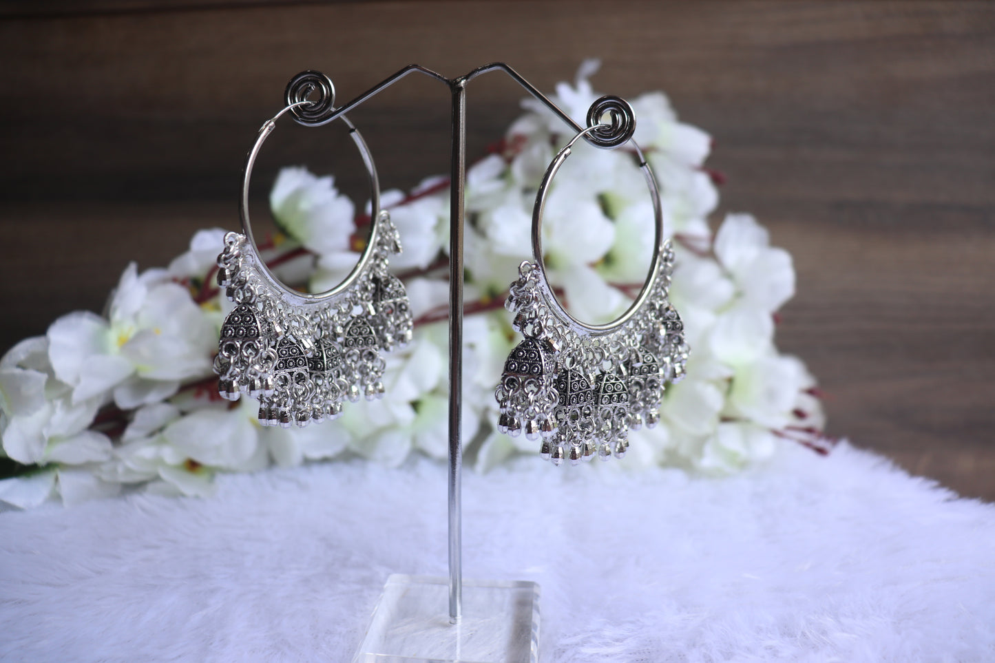 Royal Chandbali Jhumka Earrings
