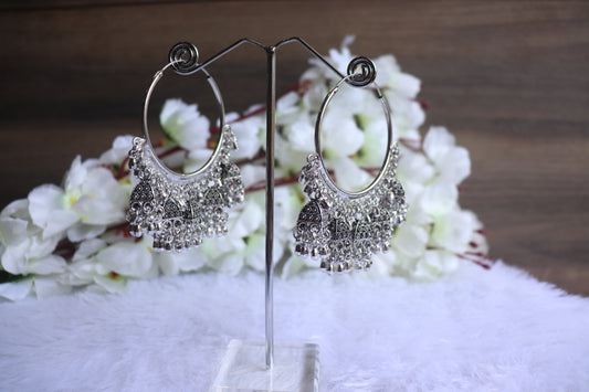 Royal Chandbali Jhumka Earrings