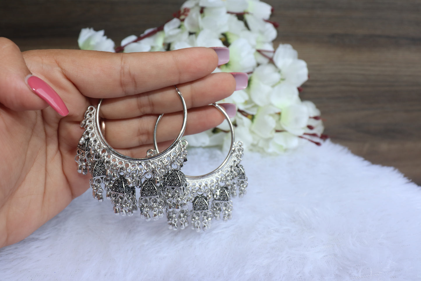 Royal Chandbali Jhumka Earrings