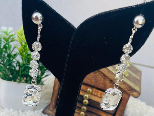 Luxe Crystal Drop Earrings